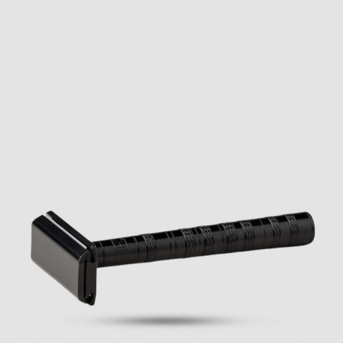 Henson Shaving AL13 Mild Jet Black - Safety Razor - Aerospace-grade aluminum