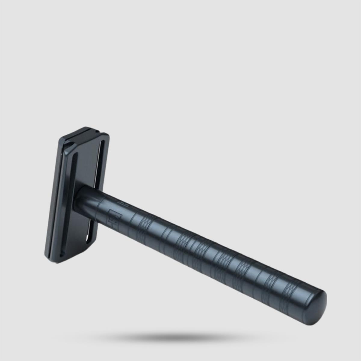 Ξυριστική Μηχανή Henson AL13 Aggressive 2.0 Grey Aluminum - Safety Razor για χοντρά μαλλιά