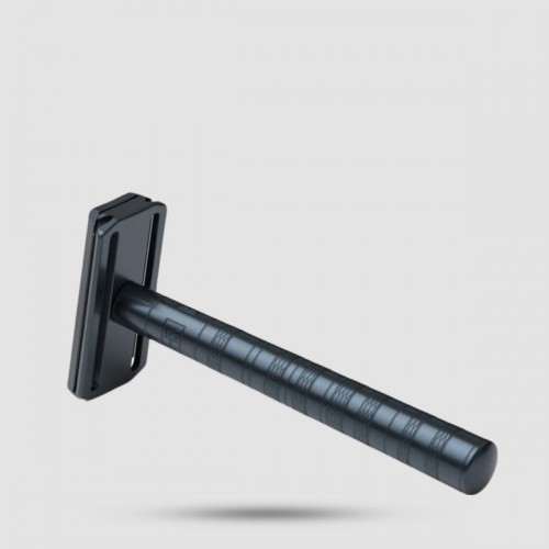 Ξυριστική Μηχανή Henson AL13 Aggressive 2.0 Grey Aluminum - Safety Razor για χοντρά μαλλιά