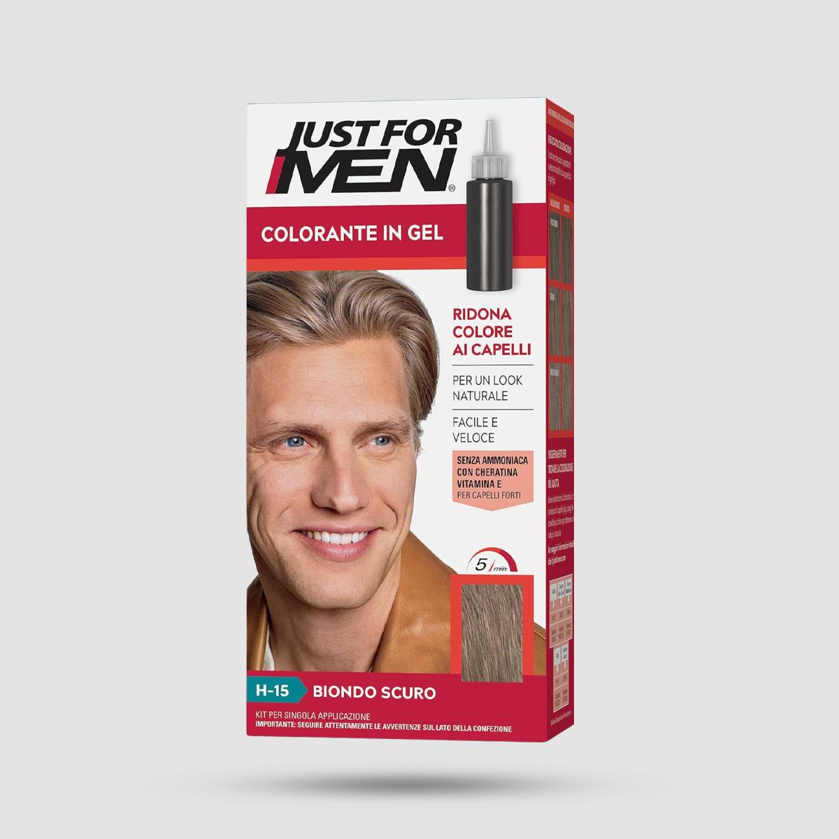 Just For Men H-15 Dark Blond χρωμοσαμπουάν για σκούρα ξανθά