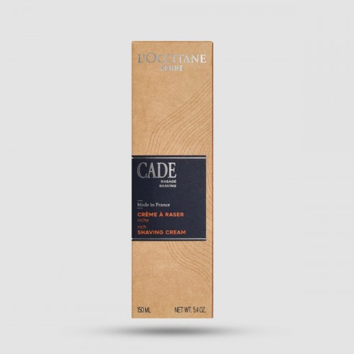 L'Occitane Cade Rich Shaving Cream 150ml - Κρέμα ξυρίσματος με βούτυρο καριτέ