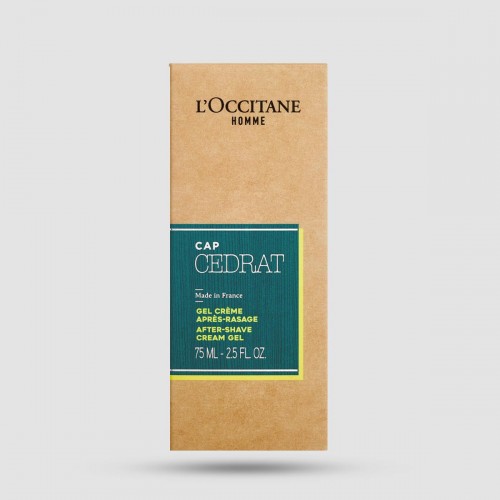 After Shave Cream Gel Cap Cedrat L'Occitane - Soothing aftershave - Moisturising cream-gel