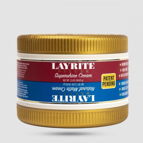 Layrite Dual Chamber Natural Matte & Supershine Cream - Κρέμα Μαλλιών - Water-based φόρμουλα