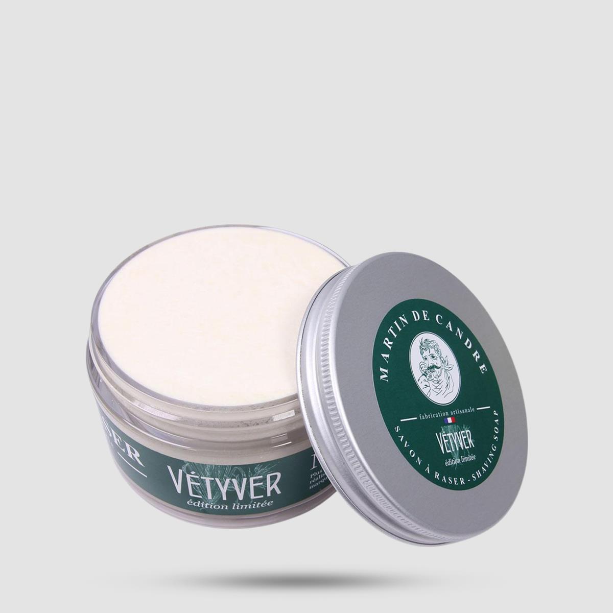 Σαπούνι Ξυρίσματος Martin de Candre Vetiver 50g - Σαπούνι - 100% φυτικά έλαια