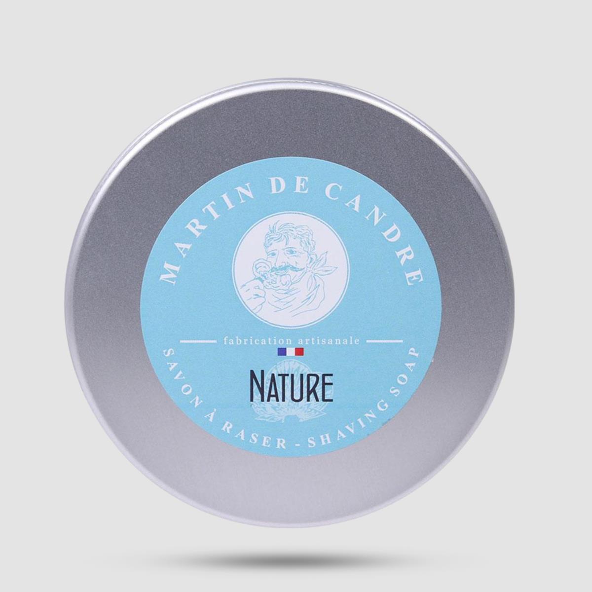 Martin de Candre Le Nature Shaving Soap 200g - Unscented for sensitive skin