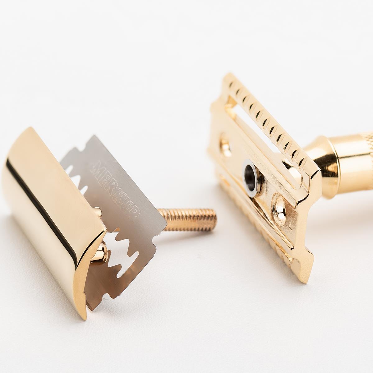 Ξυριστική Μηχανή Merkur 34g - Grooming - Κλειστή χτένα με επίστρωση χρυσού