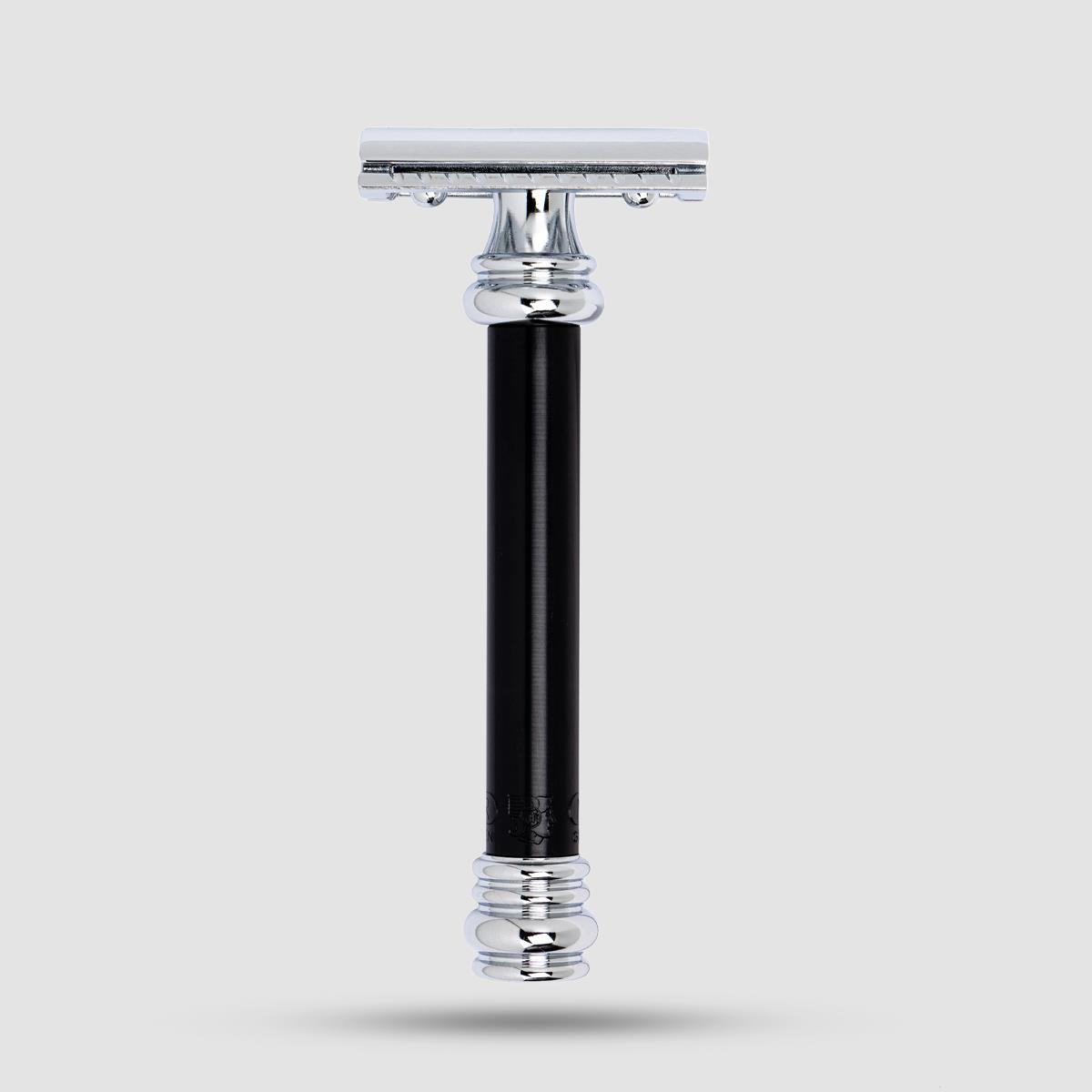 Merkur 38c Barber Pole Ξυριστική Μηχανή - Grooming - Κλειστή χτένα με αυλακώσεις