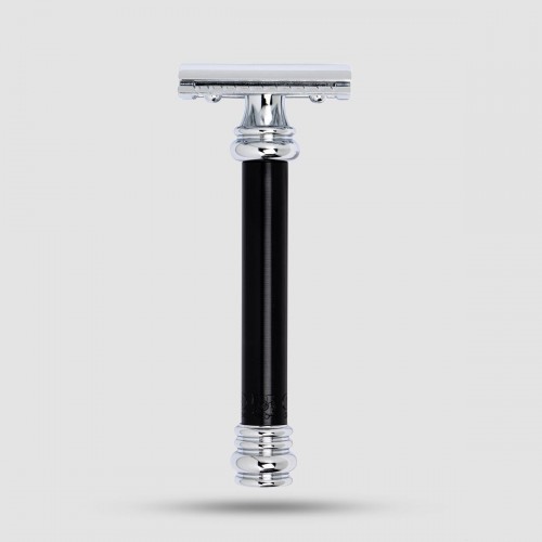Merkur 38c Barber Pole Ξυριστική Μηχανή - Grooming - Κλειστή χτένα με αυλακώσεις