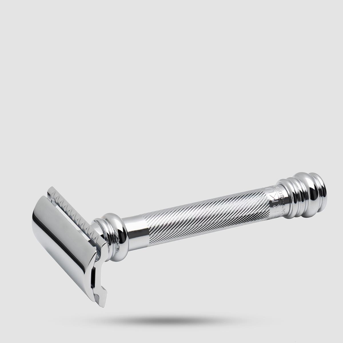 Ξυριστική Μηχανή Merkur 38C Barber Pole - Grooming - Heavy duty κατασκευή με κλειστή χτένα