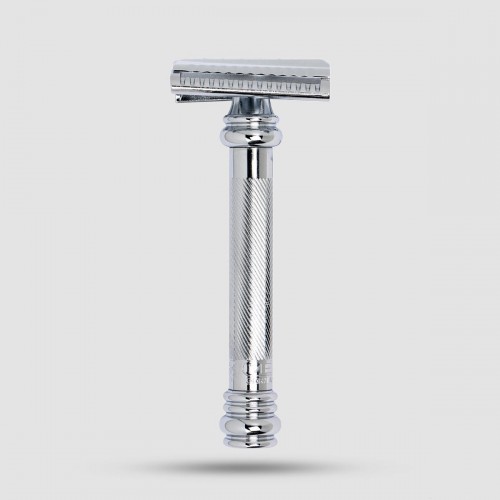 Ξυριστική Μηχανή Merkur 39c Barber Pole - Grooming - Λοξή κεφαλή slant για σκληρά γένια