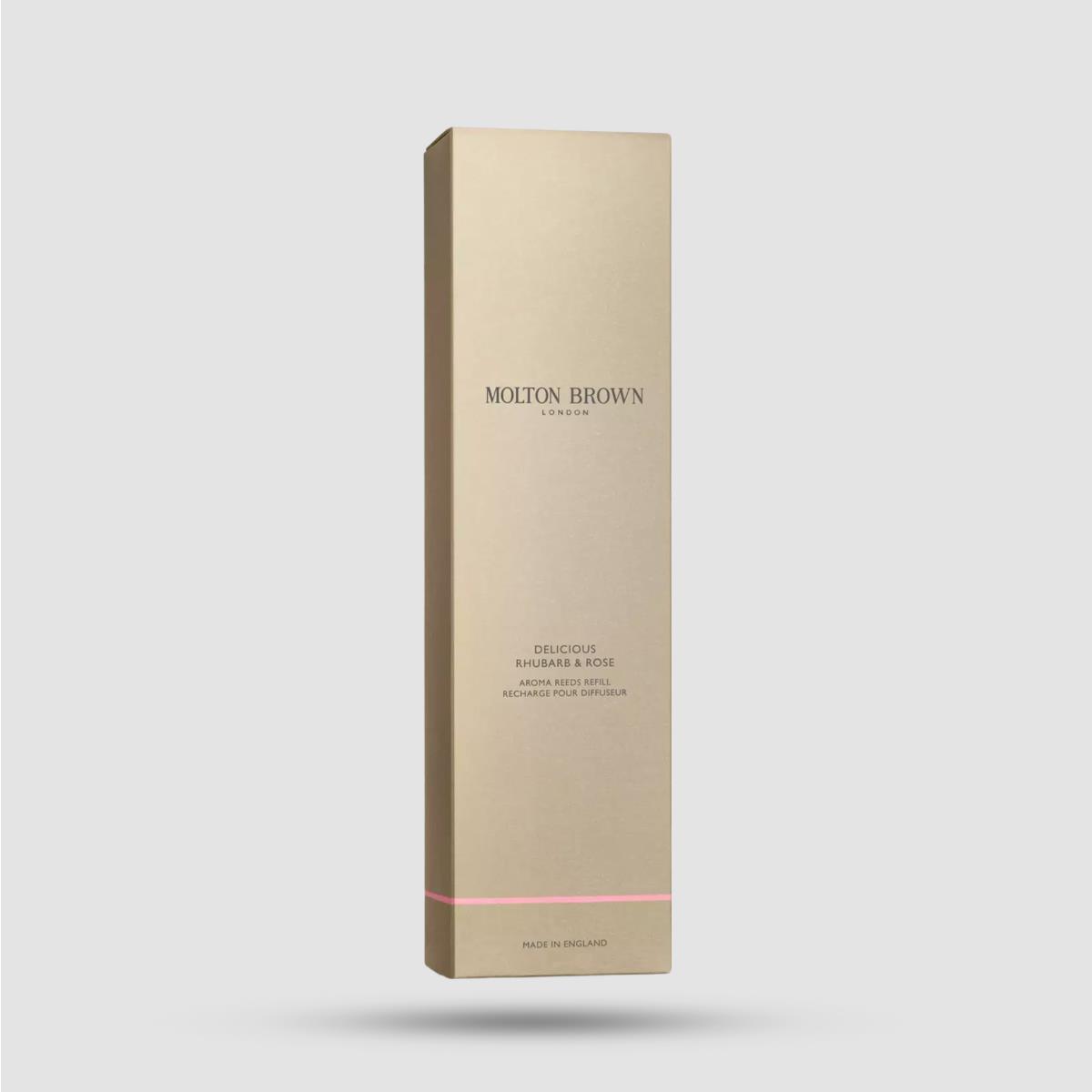 Reed Diffuser Refill Molton Brown Delicious Rhubarb & Rose - Grooming - Vegan formula