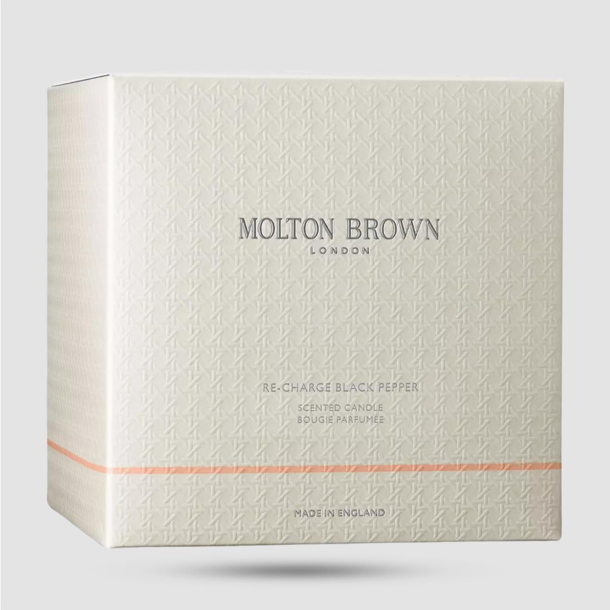 Molton Brown Re-charge Black Pepper Luxury Candle 600g - Αρωματικό Κερί - Τρία φυτίλια