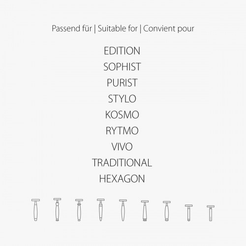 Ανταλλακτικό Κομμάτι Muhle Closed Comb R89 - Grooming - Επιχρωμιωμένο μέταλλο