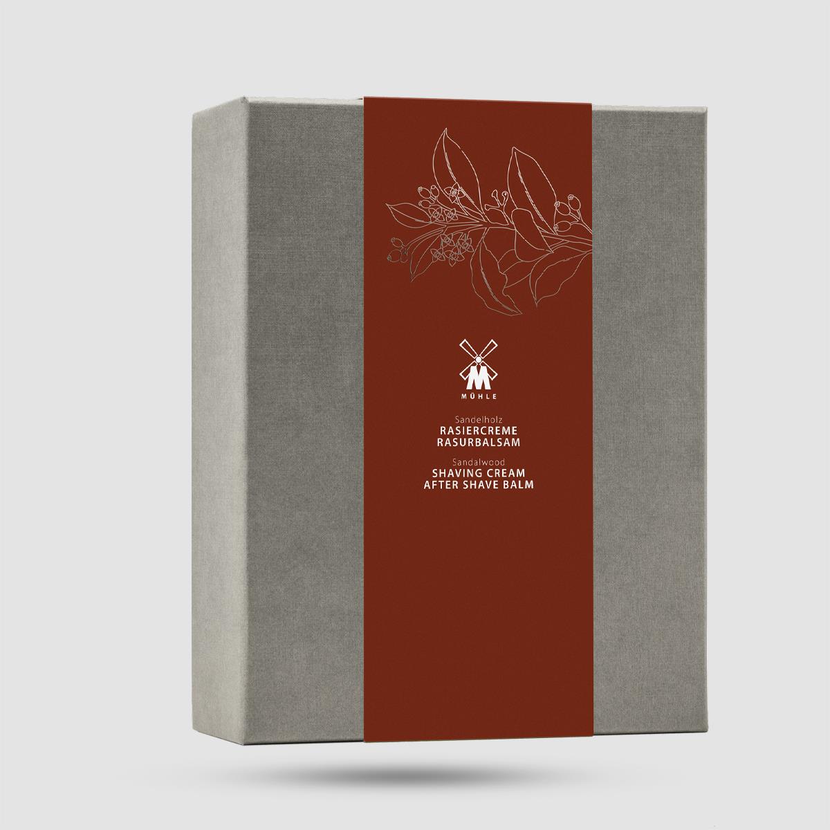 Σετ Δώρου Muhle Κρέμα Ξυρίσματος After Shave Balm Σανδαλόξυλο - Aftershave - Φυσικά συστατικά
