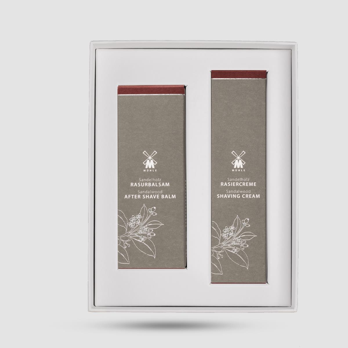 Σετ Δώρου Muhle Κρέμα Ξυρίσματος After Shave Balm Σανδαλόξυλο - Aftershave - Φυσικά συστατικά