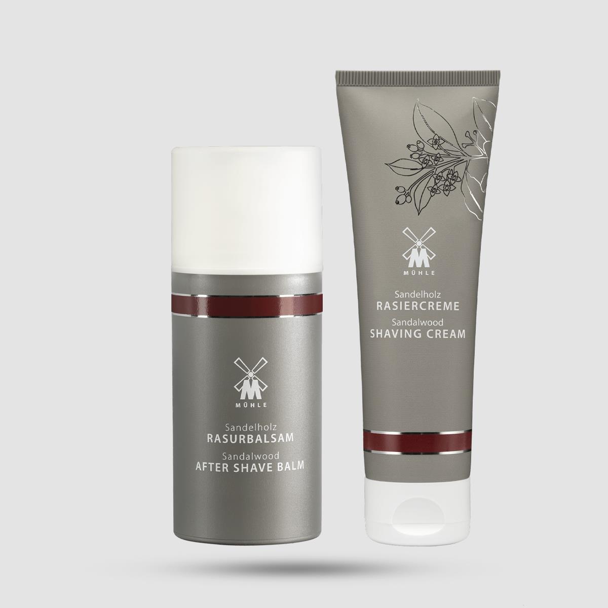 Σετ Δώρου Muhle Κρέμα Ξυρίσματος After Shave Balm Σανδαλόξυλο - Aftershave - Φυσικά συστατικά