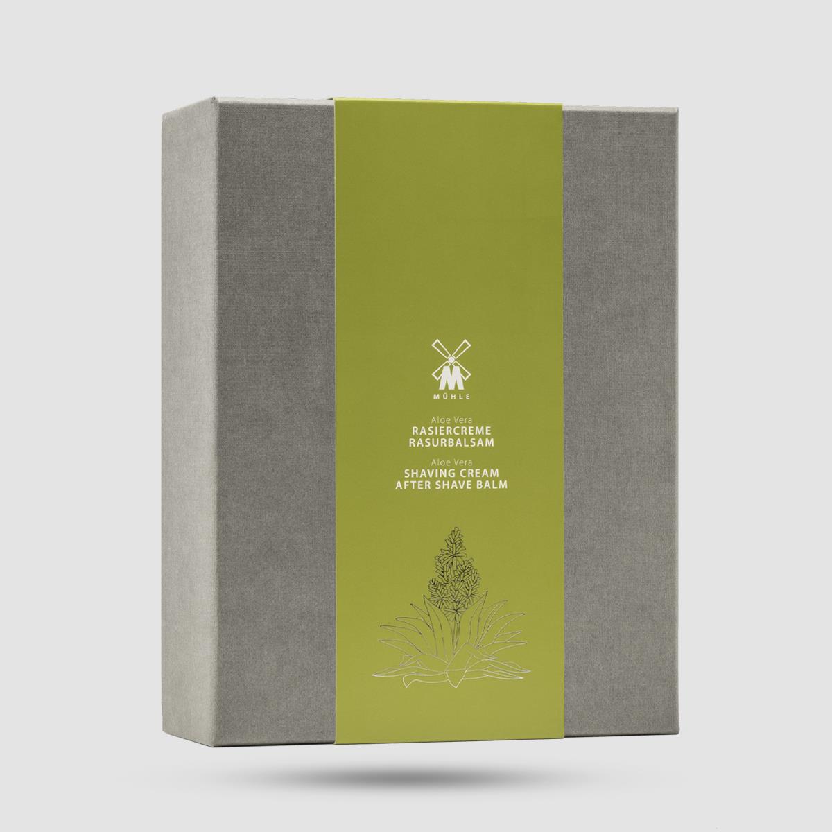Σετ Δώρου Muhle Κρέμα Ξυρίσματος After Shave Αλόη Βέρα - Aftershave - Για ευαίσθητο δέρμα
