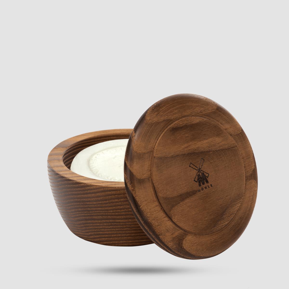 Σαπούνι Ξυρίσματος Σε Ξύλινο Μπολ MUHLE - Σαπούνι Ξυρίσματος - Vegan με Grapefruit & Μέντα