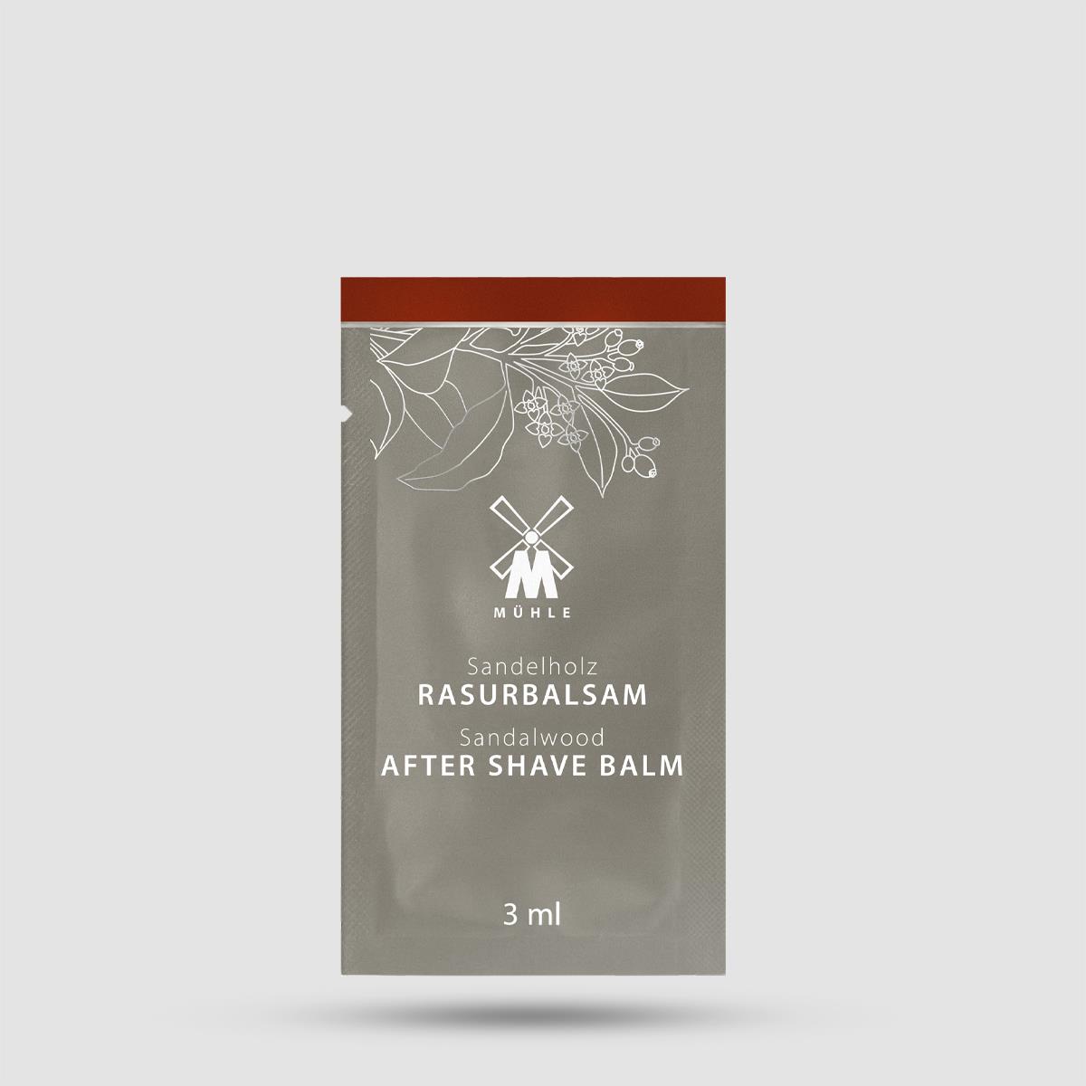 After Shave Balm Muhle Σανδαλόξυλο 3ml - Καταπραϋντικό βάλσαμο μετά το ξύρισμα