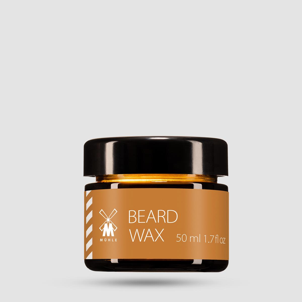 Beard Wax MUHLE 50ml - Κερί styling γενιών με καστορέλαιο