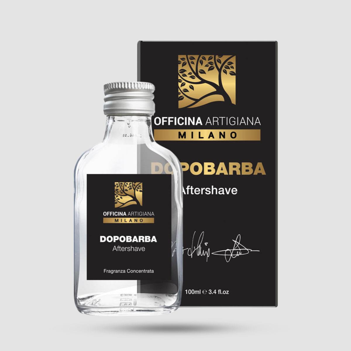 After Shave Lotion Officina Artigiana Milano - Aftershave 100ml - 80% αλκοόλη με άρωμα ουίσκι