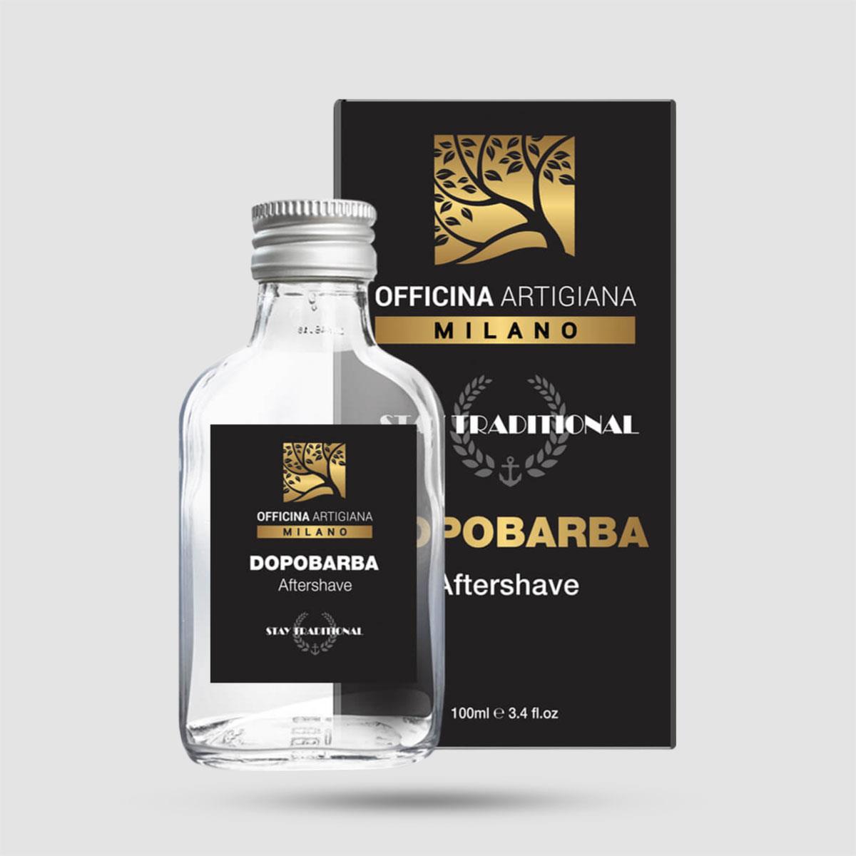 Aftershave Lotion Stay Traditional Officina Artigiana Milano - Aftershave με 80% αλκοόλη και μενθόλη