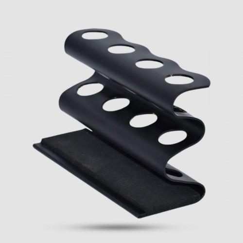 Βάση για 4 ξυράφια Parker Deluxe Black - Εργαλεία ξυρίσματος - Συμπαγής ορείχαλκος