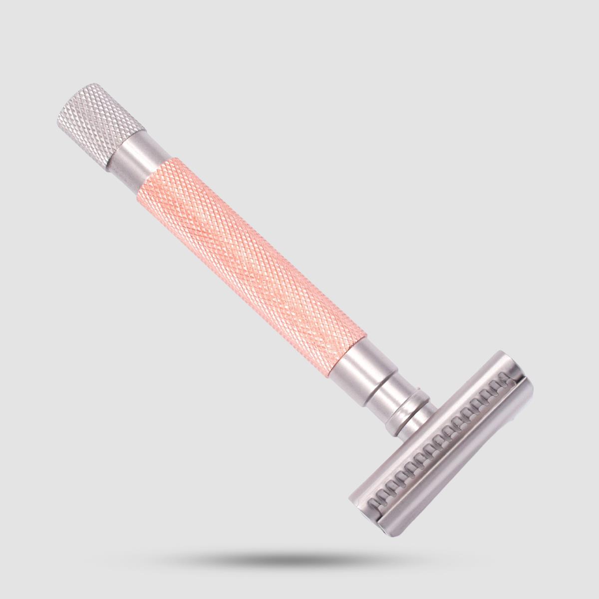 Parker 55SL-RG Semi Slant Ξυριστική Μηχανή - Grooming - Rose Gold με τεχνολογία διαγώνιας κοπής