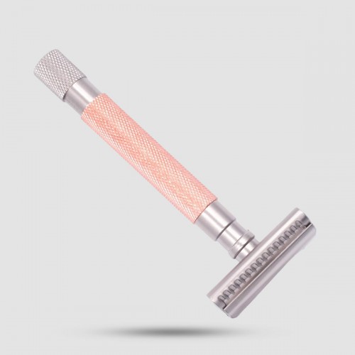 Parker 55SL-RG Semi Slant Ξυριστική Μηχανή - Grooming - Rose Gold με τεχνολογία διαγώνιας κοπής