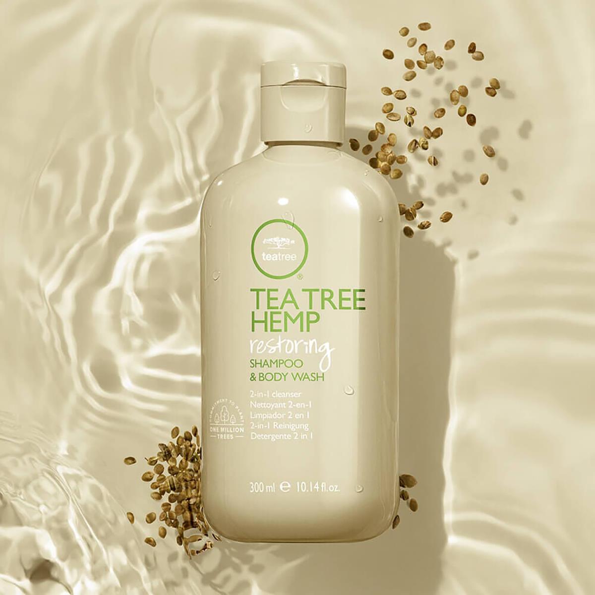 Tea Tree Hemp Hair & Body Wash Paul Mitchell - 2-in-1 Grooming - Sulfate-free με Hemp Oil