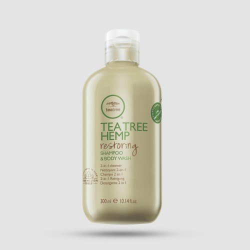 Tea Tree Hemp Hair & Body Wash Paul Mitchell - 2-in-1 Grooming - Sulfate-free με Hemp Oil