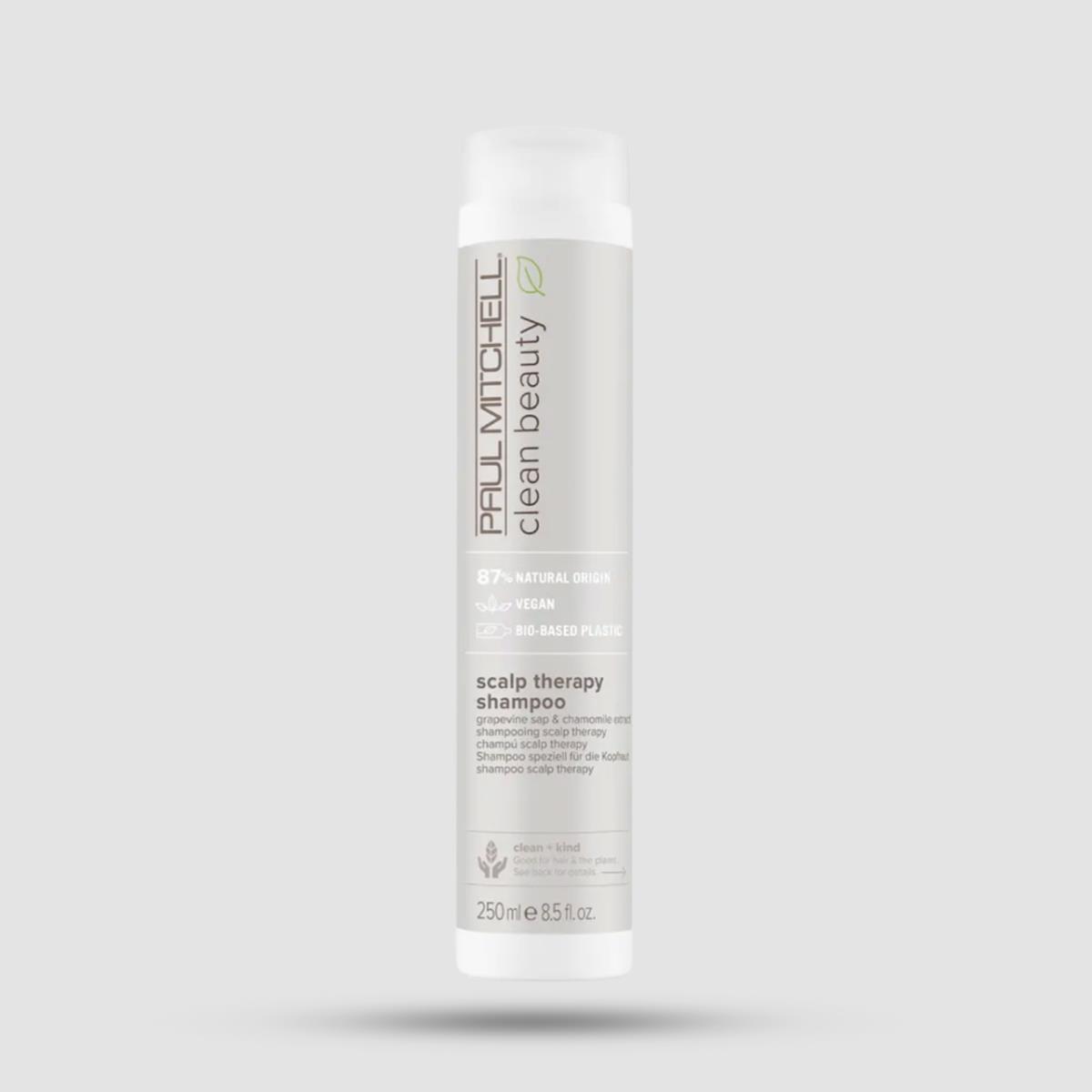 Clean Beauty Scalp Therapy Paul Mitchell - Vegan Σαμπουάν - Καταπραΰνει το τριχωτό