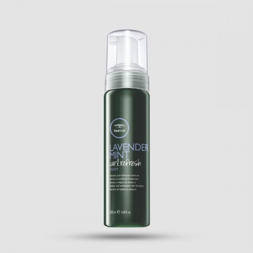 Paul Mitchell Lavender Mint Curl Refresh Foam 200ml - Αφρός για σγουρά μαλλιά - Ενυδατική φόρμουλα χωρίς αλκοόλ