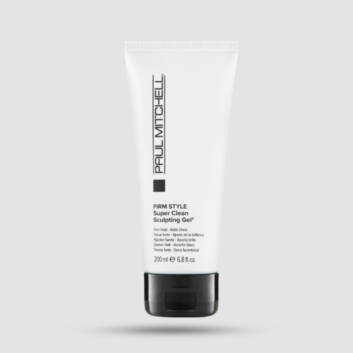Paul Mitchell Super Clean Sculpting Gel 200ml - Τζελ Μαλλιών - Δυνατό κράτημα και λάμψη
