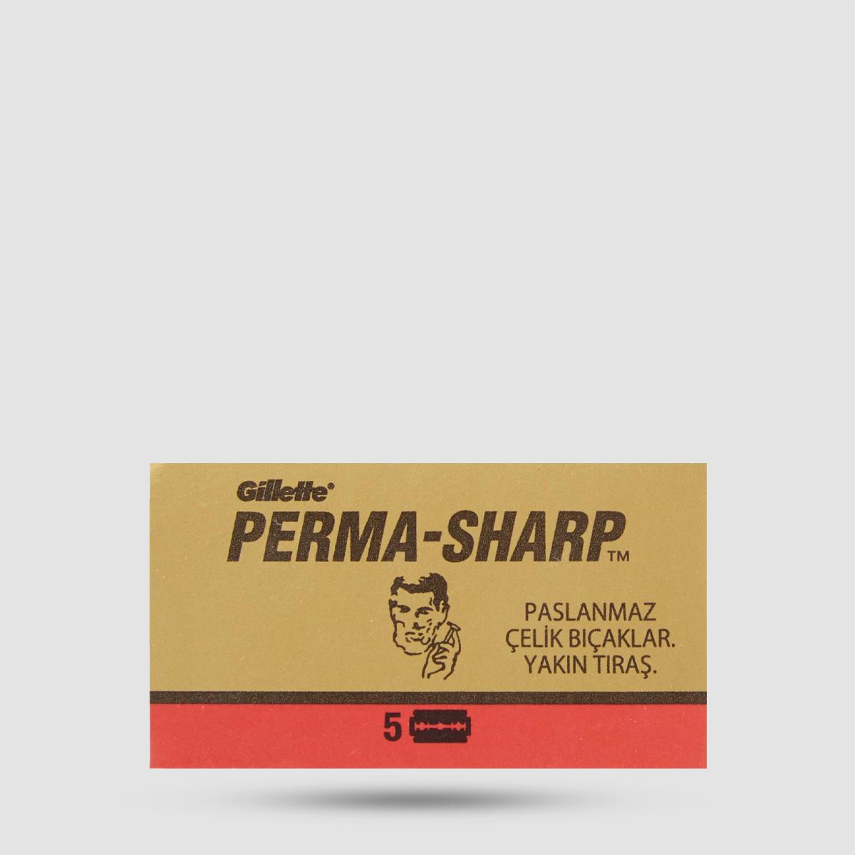 Ανταλλακτικές Λεπίδες Ξυρίσματος Perma Sharp - Grooming - Ανοξείδωτο ατσάλι διπλής όψης