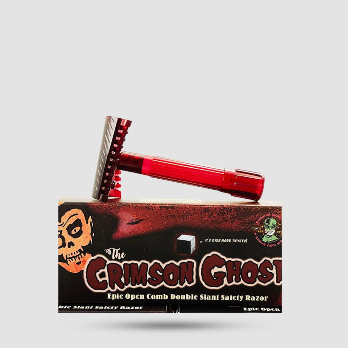 Crimson Ghost Phoenix Artisan Razor - Grooming - Double bias with adjustable head