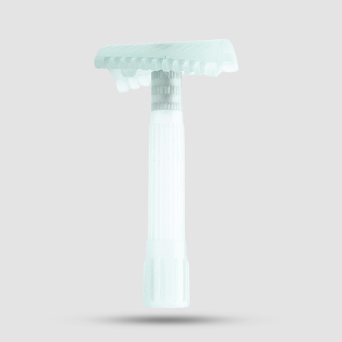 El Fantasma Phoenix Artisan Shaving Razor - Double Slant Open Comb - Glow in Dark