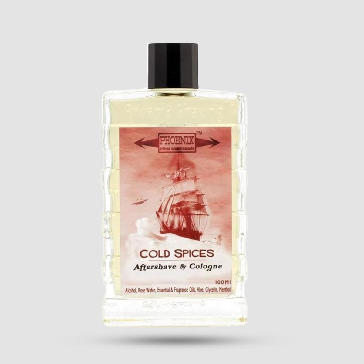 After Shave Cologne Cold Spices Phoenix Artisan - Aftershave με μενθόλη 100ml
