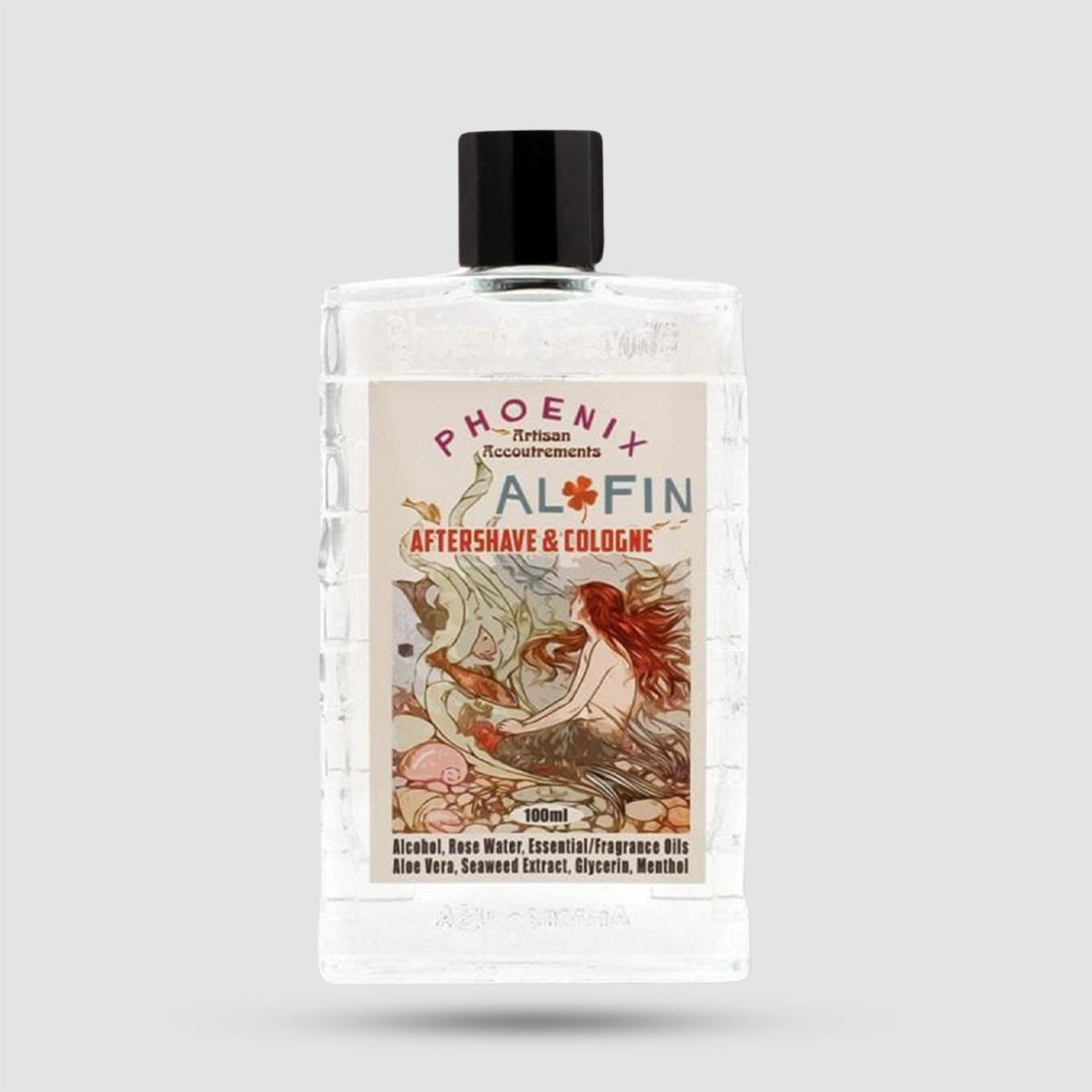 Al Fin After Shave Cologne Phoenix Artisan - Aftershave - Καταπραϋντικό με αλόη και μενθόλη