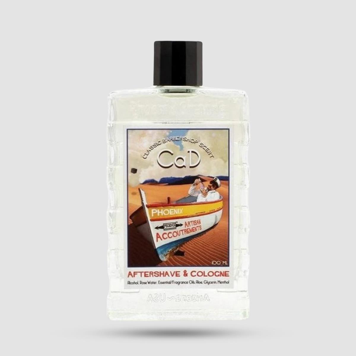 After Shave Cologne CAD Phoenix Artisan - Barbershop Aftershave με Rose Water και Alum