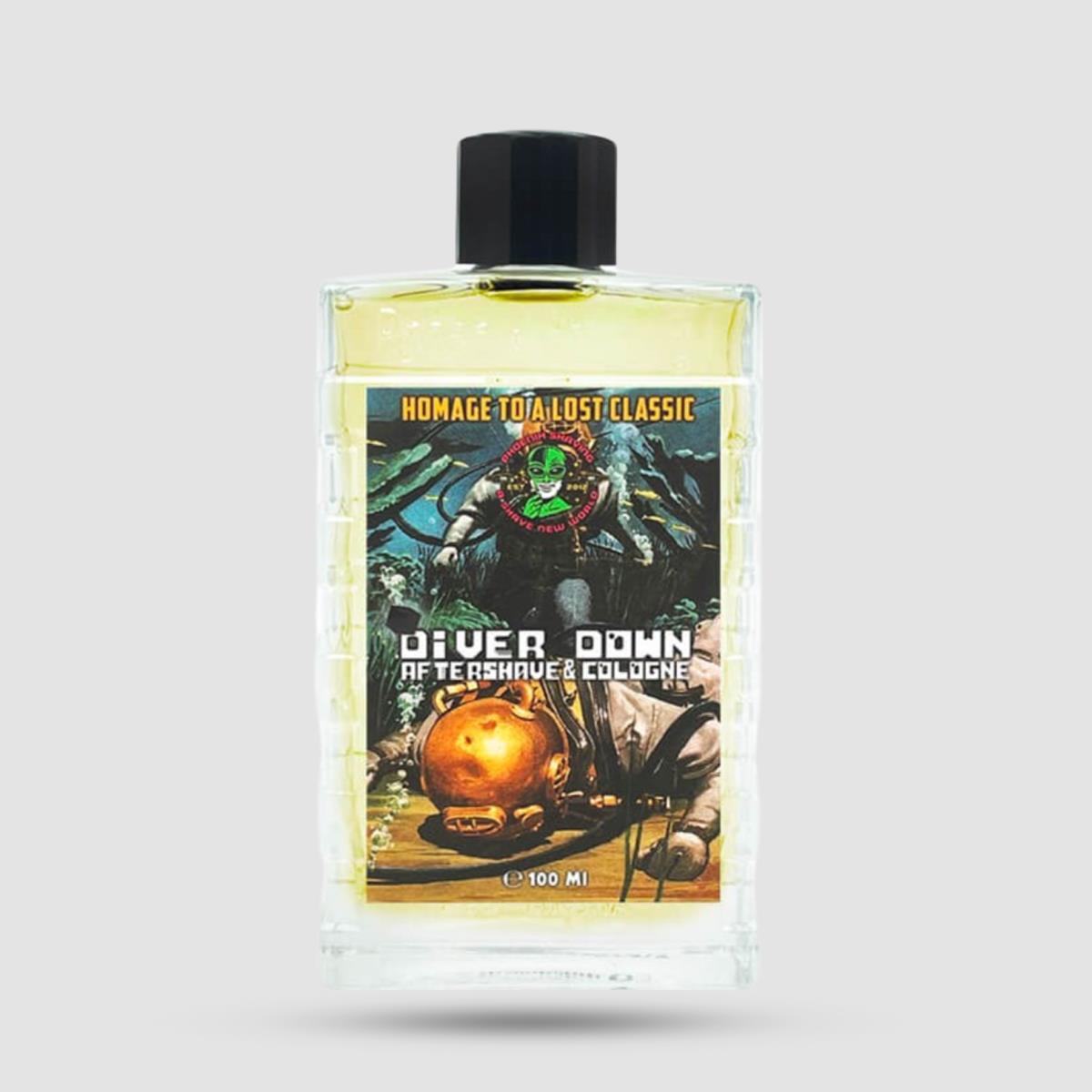 After Shave Cologne Diver Down Phoenix Artisan - Aftershave με cooling effect και διάρκεια 6 ωρών
