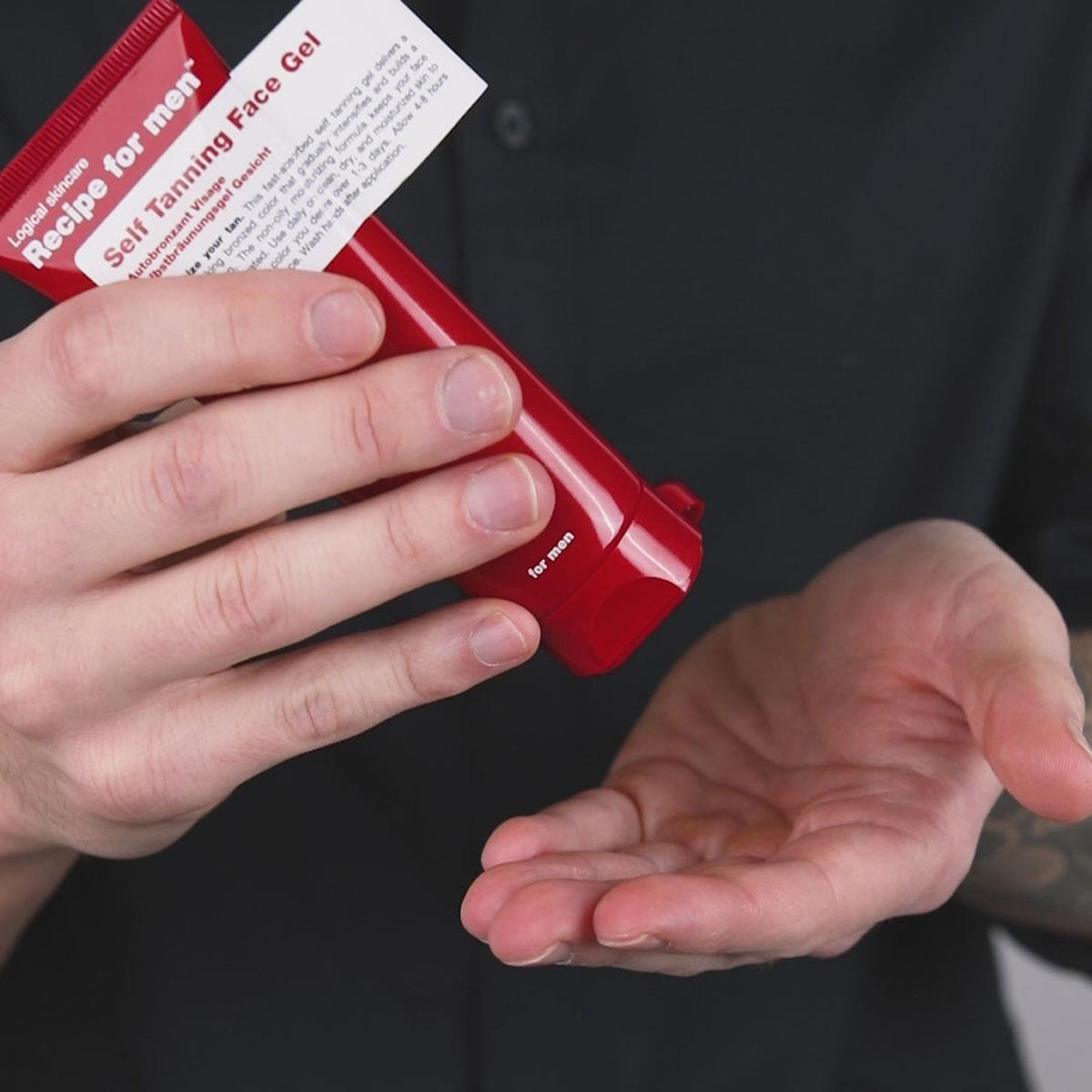 Self Tanning Face Gel Recipe For Men - Αυτομαυριστικό Προσώπου - Oil-Free Φόρμουλα