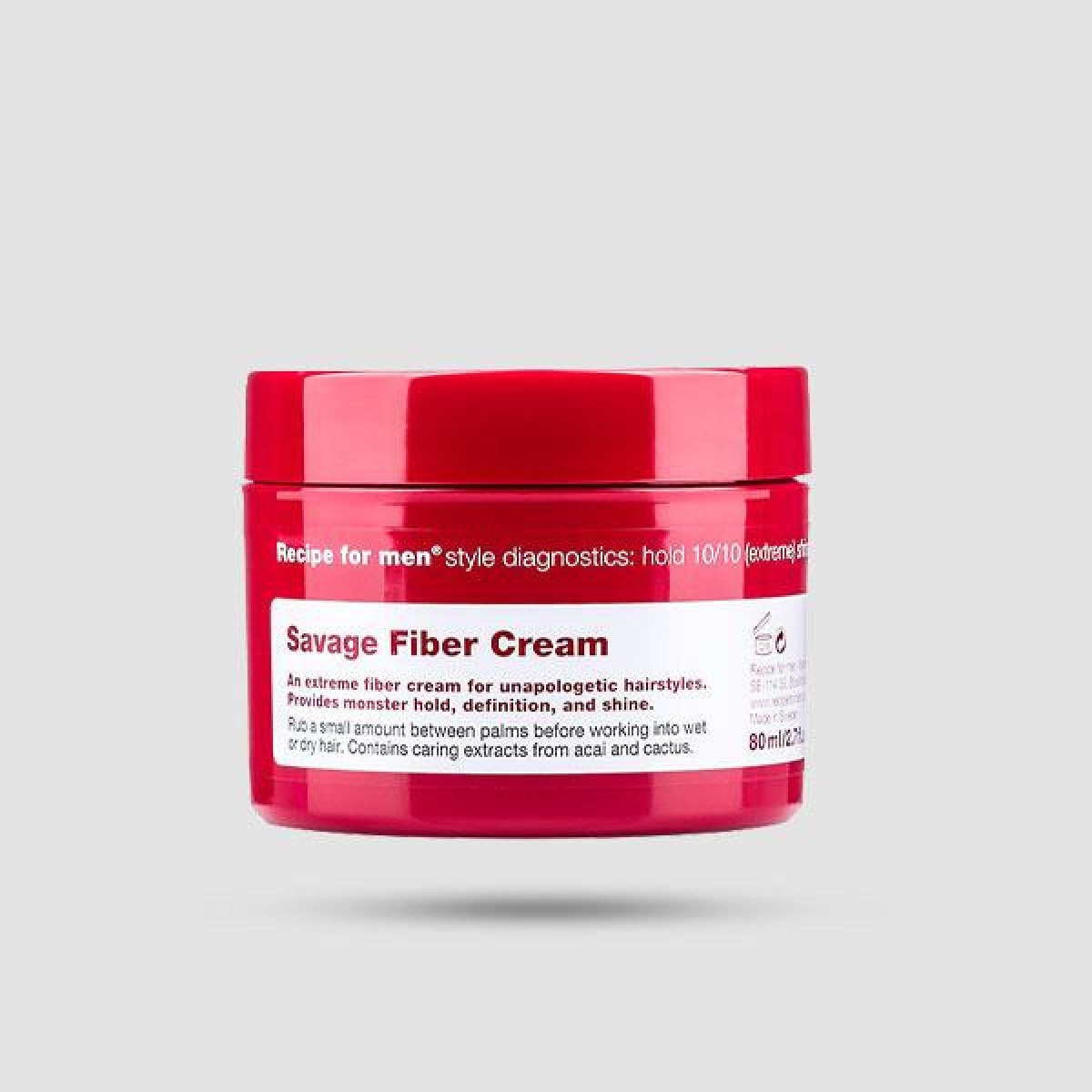 Savage Fiber Cream Recipe For Men - Κρέμα Διαμόρφωσης Μαλλιών - Super firm hold με λάμψη