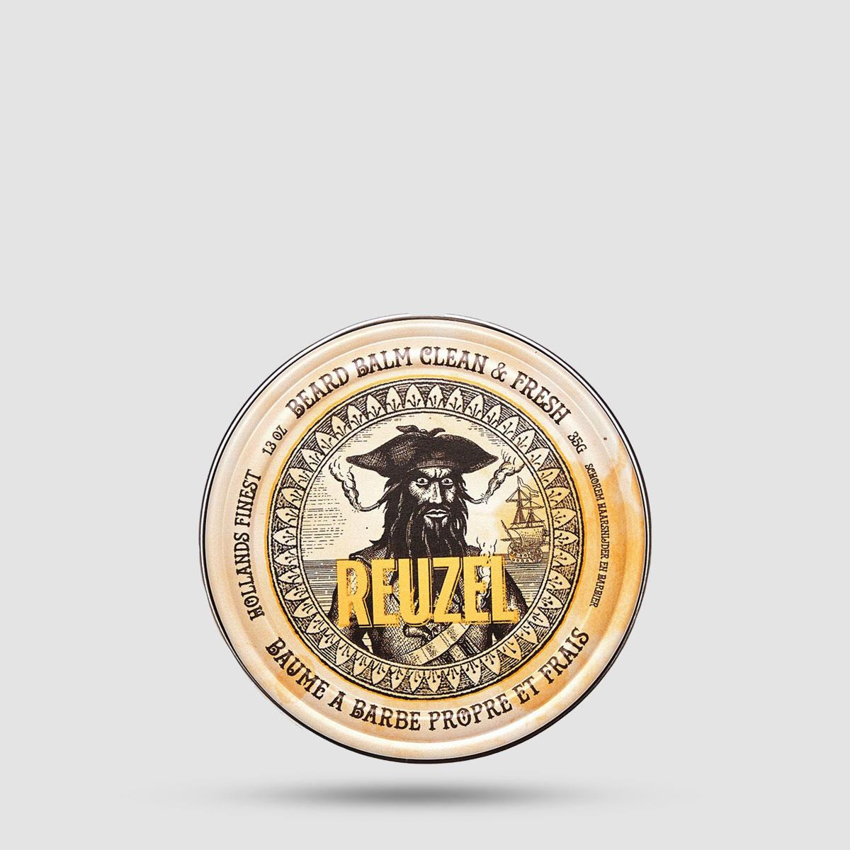 Reuzel Beard Balm Clean & Fresh - Aftershave - Ενυδατικό balm με shea butter