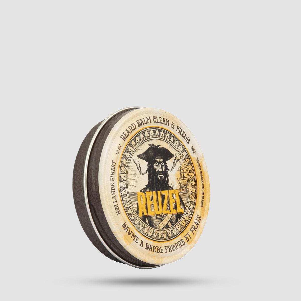 Reuzel Beard Balm Clean & Fresh - Aftershave - Ενυδατικό balm με shea butter