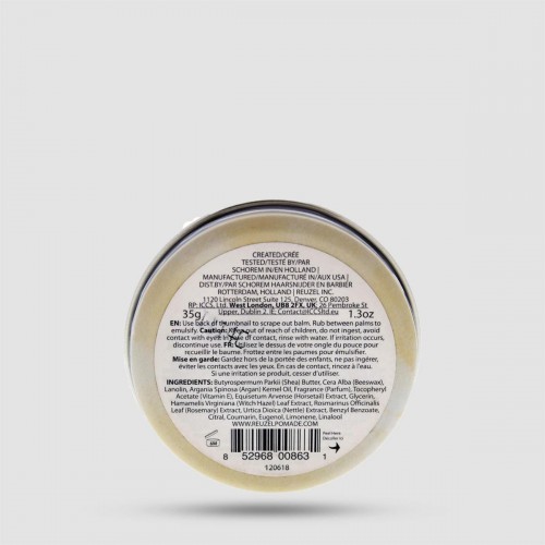 Reuzel Beard Balm Woods & Spice - Aftershave - Ενυδάτωση με Shea Butter & Argan Oil