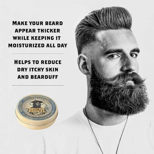 Reuzel Beard Balm Woods & Spice - Aftershave - Ενυδάτωση με Shea Butter & Argan Oil