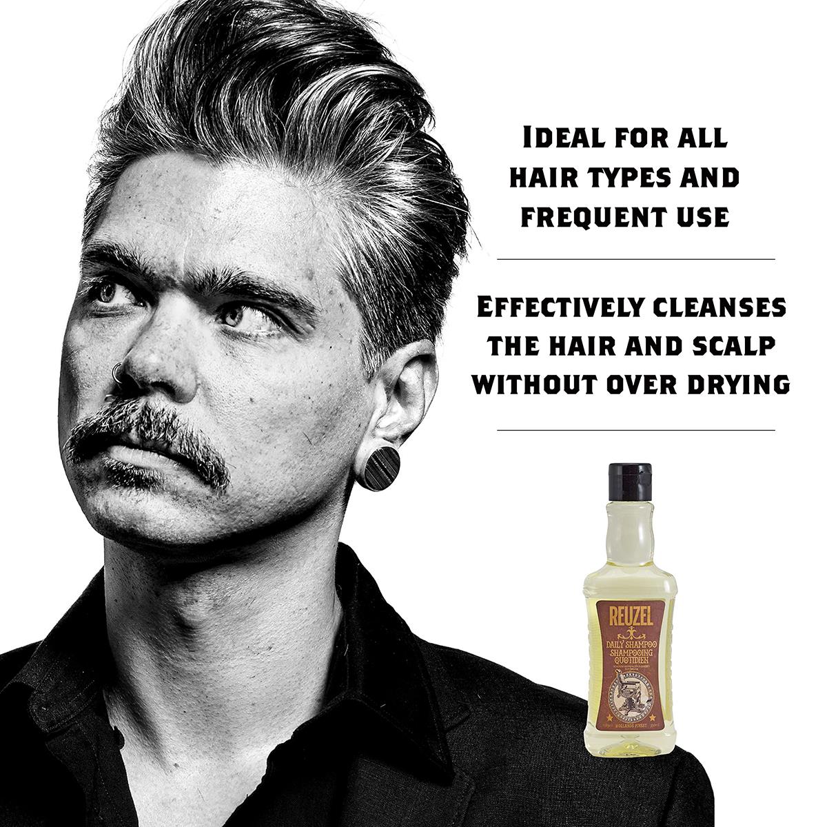 Reuzel Daily Shampoo 350ml - Σαμπουάν Καθημερινής Χρήσης - Vegan με άρωμα μέντας