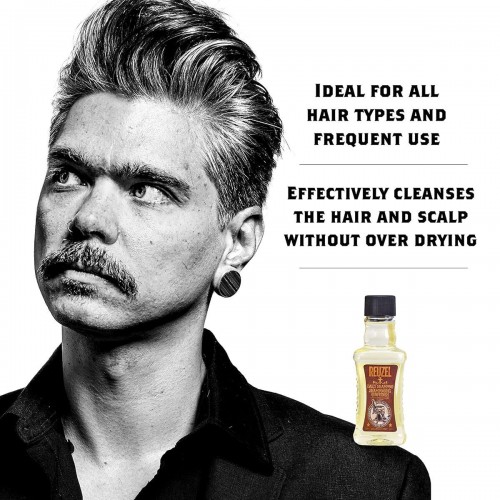 Σαμπουάν Για Μαλλιά Reuzel Daily 100ml - Grooming - Καθημερινός καθαρισμός με T4 Tonic Blend