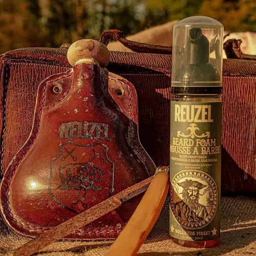 REUZEL beard oil bottle natural grooming